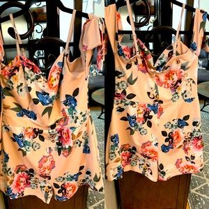 Venus floral romper new never worn